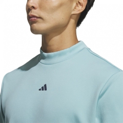 adidas Men's Golf Wear Code Chaos Mock Neck Short Sleeve Shirt LOI49