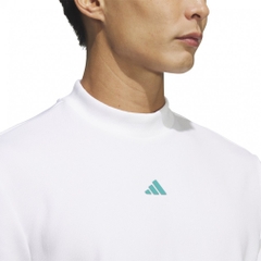 adidas Men's Golf Wear Code Chaos Mock Neck Short Sleeve Shirt LOI49
