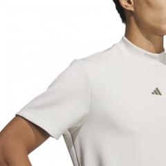 adidas Men's Golf Wear Code Chaos Mock Neck Short Sleeve Shirt LOI49