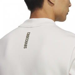 adidas Men's Golf Wear Code Chaos Mock Neck Short Sleeve Shirt LOI49