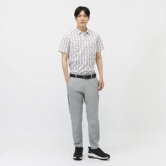 PING Men's Golf Wear Dot Mesh All-Over Pattern Short Sleeve Polo Shirt 6215260703