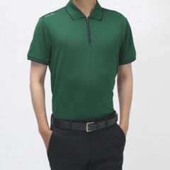 RALPH LAUREN Men's Golf Wear Tailored Fit Performance Zip Polo Shirt FW24-2230