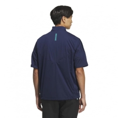 adidas Men's Golf Wear Code Chaos Half-Zip Short Sleeve Windbreaker UV105