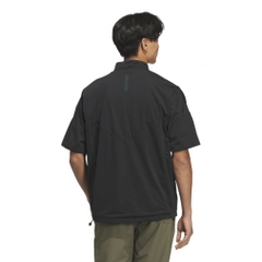 adidas Men's Golf Wear Code Chaos Half-Zip Short Sleeve Windbreaker UV105