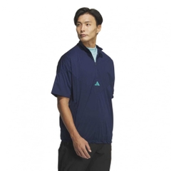adidas Men's Golf Wear Code Chaos Half-Zip Short Sleeve Windbreaker UV105