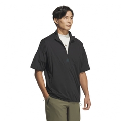 adidas Men's Golf Wear Code Chaos Half-Zip Short Sleeve Windbreaker UV105