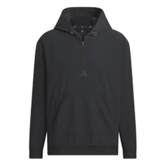 adidas Men's Golf Wear Beyond The Course Water-Repellent Ripstop Half-Zip Long Sleeve Hoodie KTN41