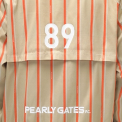 PEARLY GATES Men's Golf Wear CRAFTEVO Polyester Stretch Jacquard Ribbon Stripe Pattern 0534220905