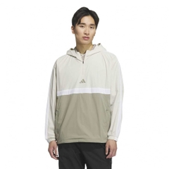 adidas Men's Golf Wear Beyond The Course Water-Repellent Colorblock Anorak JUW87