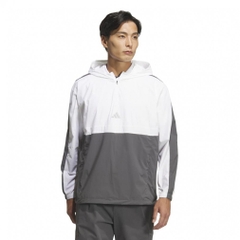adidas Men's Golf Wear Beyond The Course Water-Repellent Colorblock Anorak JUW87