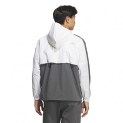 adidas Men's Golf Wear Beyond The Course Water-Repellent Colorblock Anorak JUW87