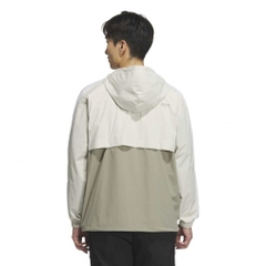 adidas Men's Golf Wear Beyond The Course Water-Repellent Colorblock Anorak JUW87