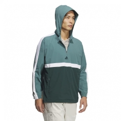 adidas Men's Golf Wear Beyond The Course Water-Repellent Colorblock Anorak JUW87