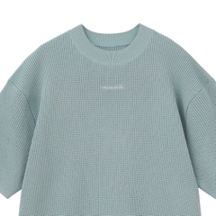 TRAVIS MATHEW Men's Golf Wear S/S Waffle mock-neck Knit 0388624605