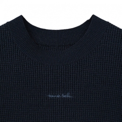 TRAVIS MATHEW Men's Golf Wear S/S Waffle mock-neck Knit 0388624605