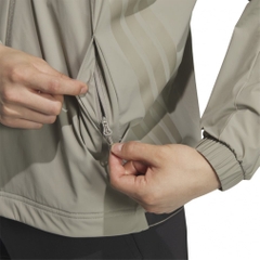 adidas Men's Golf Wear Adizero Water Repellent Lightweight Fabric Mix Full Zip Jacket JWJ82