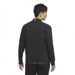 adidas Men's Golf Wear adizero Frost Guard Insulated Quilt Combination Long Sleeve Mock Neck Shirt JUJ83