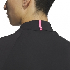 adidas Men's Golf Wear adizero Frost Guard Insulated Quilt Combination Long Sleeve Mock Neck Shirt JUJ83