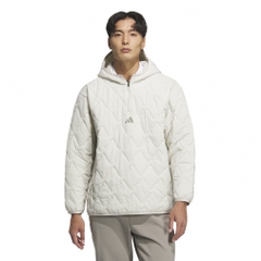 adidas Men's Golf Wear Beyond The Course Quilt Half Zip Hooded Jacket JUW86