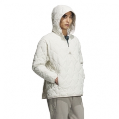 adidas Men's Golf Wear Beyond The Course Quilt Half Zip Hooded Jacket JUW86