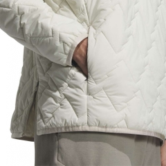 adidas Men's Golf Wear Beyond The Course Quilt Half Zip Hooded Jacket JUW86