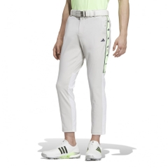 adidas Men's Golf Wear Fabric Mix Stretch Ankle Pants IKK88