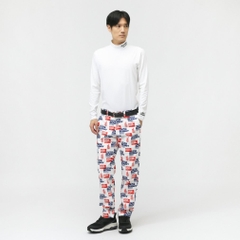 Jack Bunny Men's Golf Wear T/C Twill Print Long Pants 2625231703