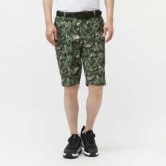 TIGORA Men's Golf Wear Heat Shield UV Cut Mini Herringbone Print Pattern Short Pants TR-1P1175SP