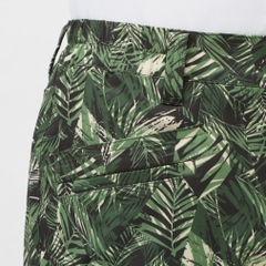 TIGORA Men's Golf Wear Heat Shield UV Cut Mini Herringbone Print Pattern Short Pants TR-1P1175SP