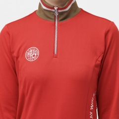kolwin Ladies' Golf Wear Brushed Back Zip Shirt KO-1L2585Z