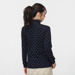 TIGORA Ladies' Golf Wear +5℃ iHEAT Patterned Half Zip Shirt TR-1L2535Z-HNV