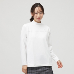 le coq sportif golf Ladies' Golf Wear Mock Neck Long Sleeve Shirt LG5FLS51L