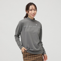 le coq sportif golf Ladies' Golf Wear Mock Neck Long Sleeve Shirt LG5FLS51L