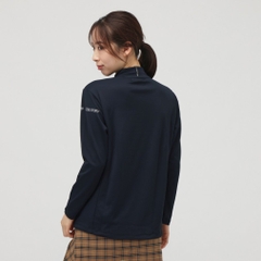 le coq sportif golf Ladies' Golf Wear Mock Neck Long Sleeve Shirt LG5FLS51L