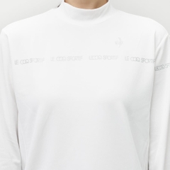 le coq sportif golf Ladies' Golf Wear Mock Neck Long Sleeve Shirt LG5FLS51L