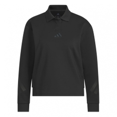 adidas Women's Golf Apparel Beyond The Course Stretch Long Sleeve Polo Shirt JWJ89
