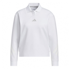 adidas Women's Golf Apparel Beyond The Course Stretch Long Sleeve Polo Shirt JWJ89