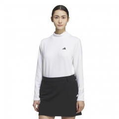 adidas Women's Golf Apparel COLD.RDY Stretch Wording Mock Neck Shirt JWK04