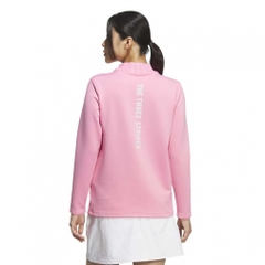 adidas Women's Golf Apparel COLD.RDY Stretch Wording Mock Neck Shirt JWK04