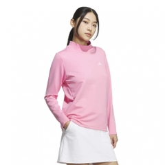 adidas Women's Golf Apparel COLD.RDY Stretch Wording Mock Neck Shirt JWK04