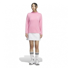 adidas Women's Golf Apparel COLD.RDY Stretch Wording Mock Neck Shirt JWK04