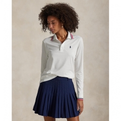 RALPH LAUREN Women's Golf Apparel Tailored Fit Long Sleeve Polo Shirt FW25-2656