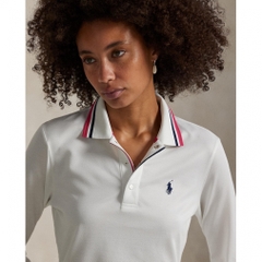 RALPH LAUREN Women's Golf Apparel Tailored Fit Long Sleeve Polo Shirt FW25-2656