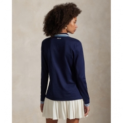 RALPH LAUREN Women's Golf Apparel Tailored Fit Long Sleeve Polo Shirt FW25-2657