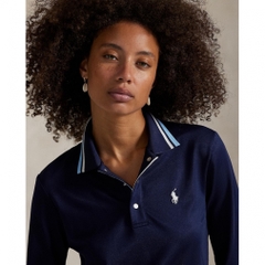 RALPH LAUREN Women's Golf Apparel Tailored Fit Long Sleeve Polo Shirt FW25-2657