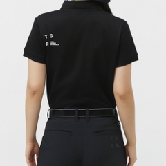 TIGORA Women's Golf Apparel T. Super Long Staple Cotton Short Sleeve Polo Shirt (Made with Japanese Fabric) TR-1H2205P