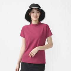 TIGORA Women's Golf Wear Byokan(R) Quick-Dry Mock Shirt TR-1H2104H