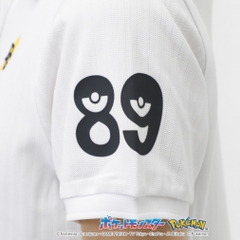 PEARLY GATES Women's Golf Apparel [Pokemon] (Pikachu, Slowpoke, Snorlax, Psyduck) Reverse Pique Stripe Style Short Sleeve Polo Shirt 0555160334