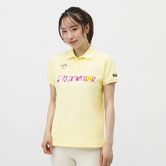 PEARLY GATES Women's Golf Apparel Full Dull Popcorn Pique Short Sleeve Polo Shirt 0555260606