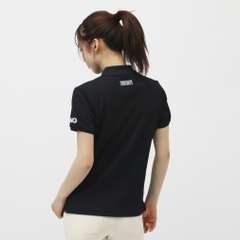PEARLY GATES Women's Golf Apparel Full Dull Popcorn Pique Short Sleeve Polo Shirt 0555260606